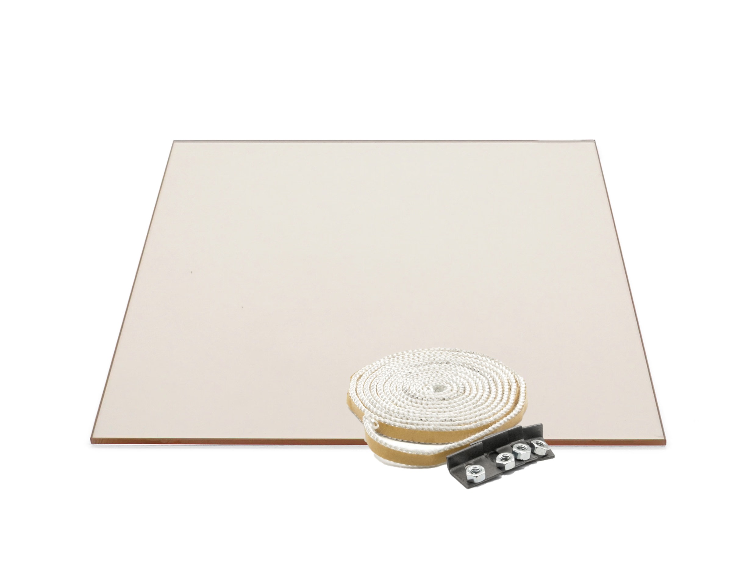 Sichtscheibe 260 x 280 x 4 mm – Ersatzteil für Conforto Kaminöfen