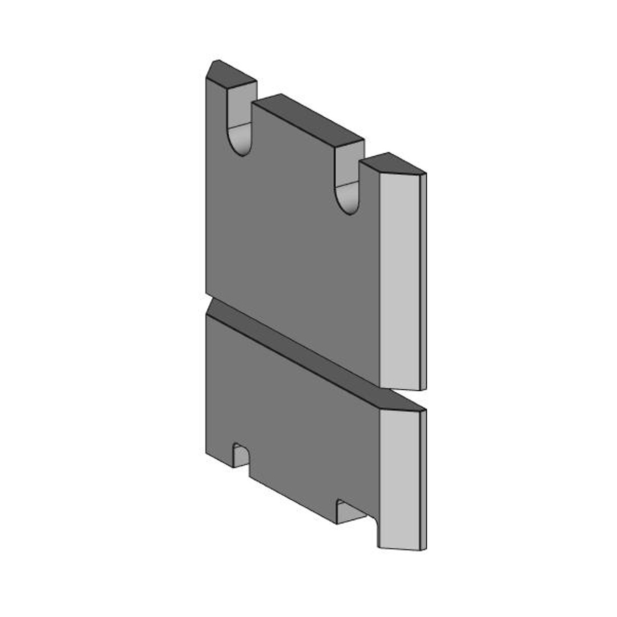 Brennraum vorne Set 2-teilig – Ersatzteil für Conforto Kaminöfen