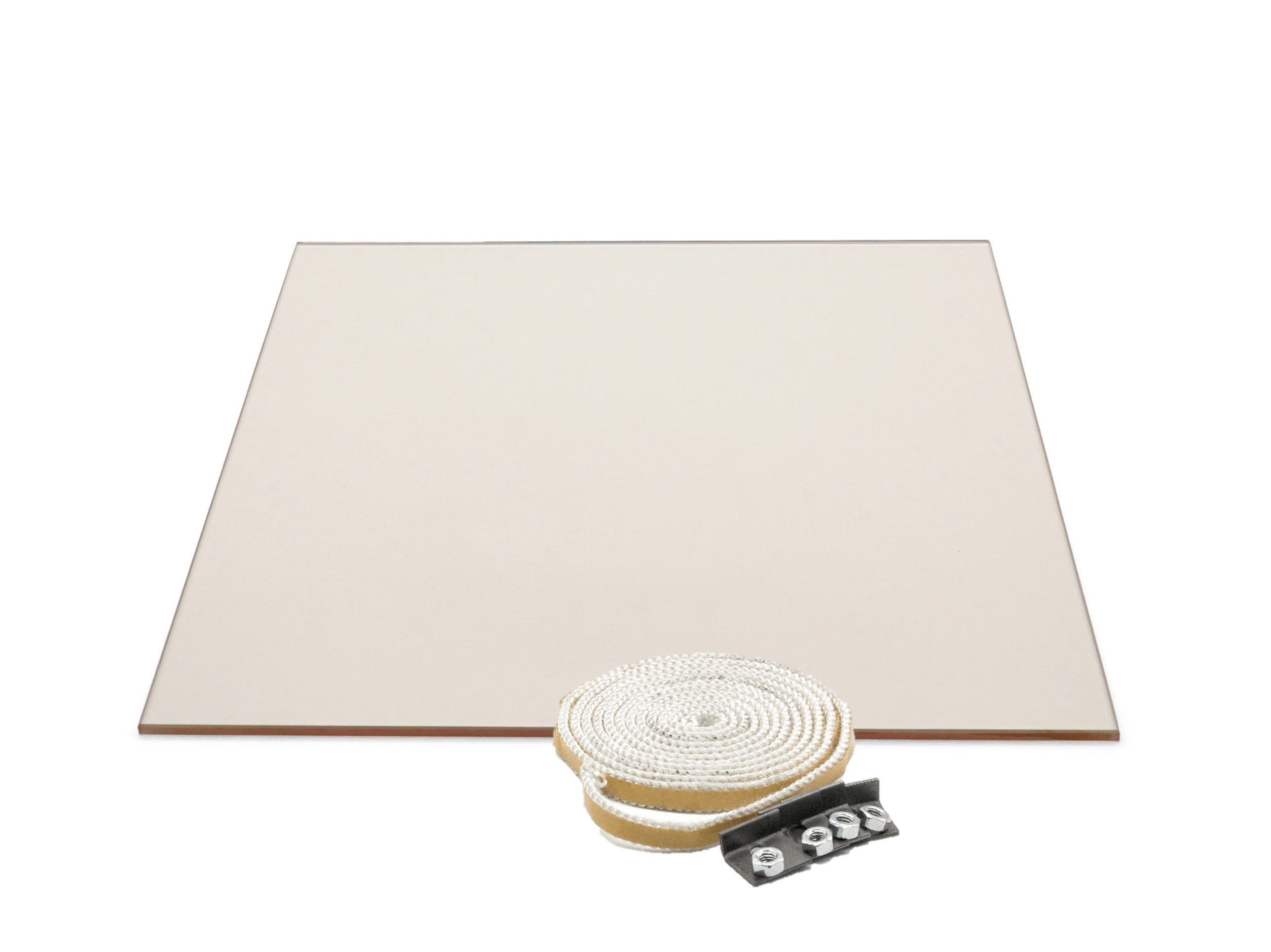 Sichtscheibe 300 x 310 x 4 mm – Ersatzteil für Conforto Kaminöfen